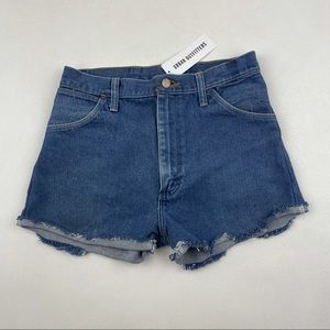Vintage Wrangler High Waist Wedgie Jean Shorts